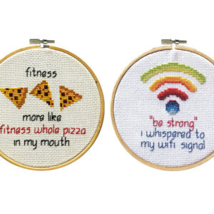 Fitness/Wifi Cross Stitch Pattern
