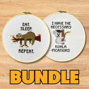 Aussie Snack Box Cross Stitch Kit Bundle