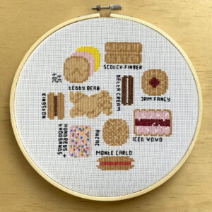 Biscuit Tin Cross Stitch Kit