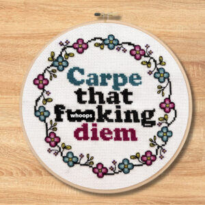 Carpe Diem Cross Stitch Kit