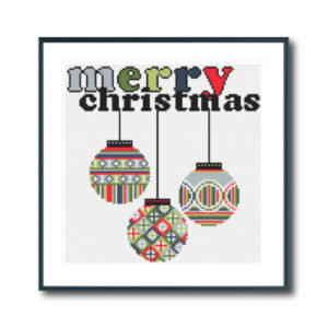 Christmas Bauble Cross Stitch Pattern