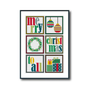 Christmas To All Cross Stitch Pattern