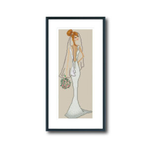 Fashion Bride Cross Stitch Pattern