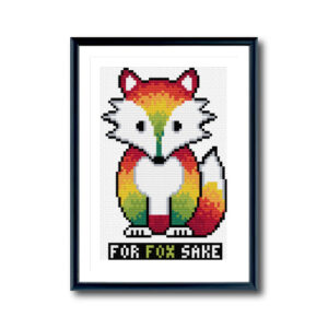 Fergus Fox Cross Stitch Pattern