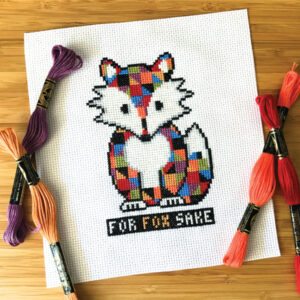 For Fox Sake Cross Stitch Kit