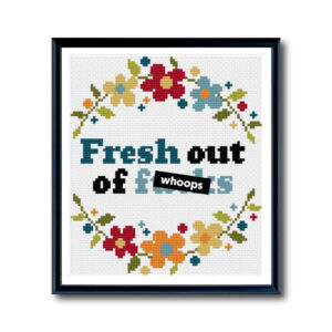 Fresh Out Cross Stitch Pattern