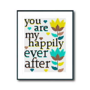 Happily Ever After Cross Stitch Pattern