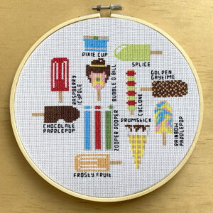 Ice Cream Parlour Cross Stitch Kit