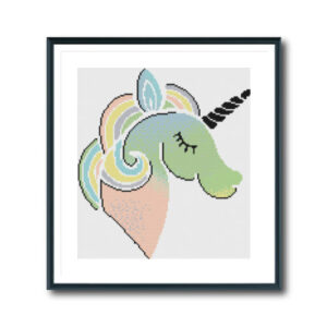 Ivy Unicorn Cross Stitch Pattern