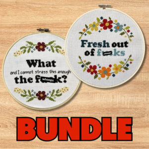 Floral Delight Cross Stitch Kit Bundle