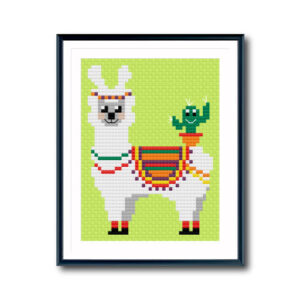 No Drama Llama Cross Stitch Pattern