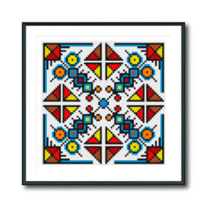 Mexican Pattern Cross Stitch Pattern