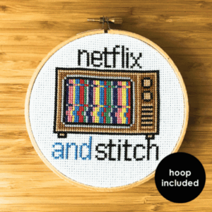 Netflix And Stitch Cross Stitch Kit
