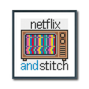 Netflix and Stitch 2 Cross Stitch Pattern