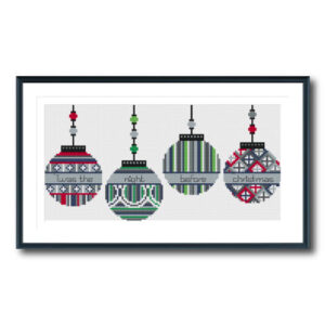 Night Before Christmas Cross Stitch Pattern