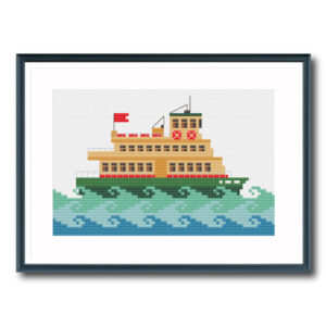 Sydney Ferry Cross Stitch Pattern