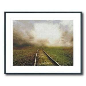 Track To Nowhere Cross Stitch Pattern