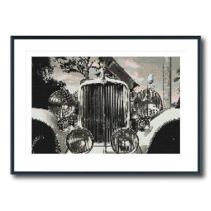 Vintage Car Cross Stitch Pattern