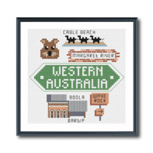 Western Australia Icons Cross Stitch Pattern