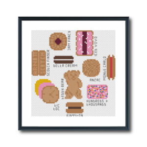 Biscuit Tin Cross Stitch Pattern