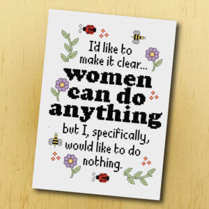 Do Anything Cross Stitch Kit
