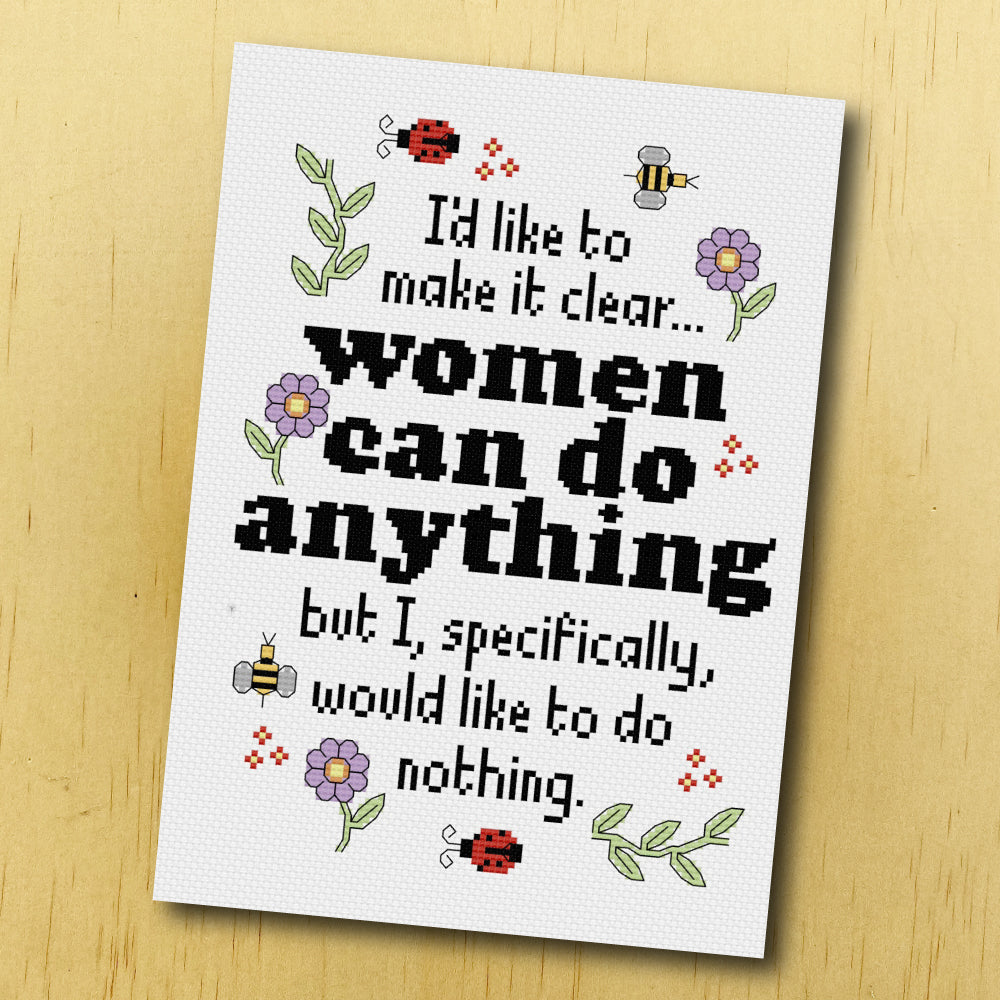 Do Anything Cross Stitch Kit