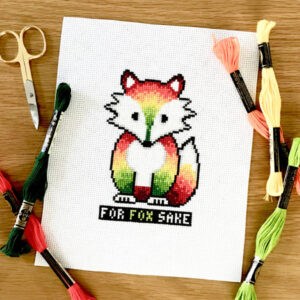 Fergus Fox Cross Stitch Kit