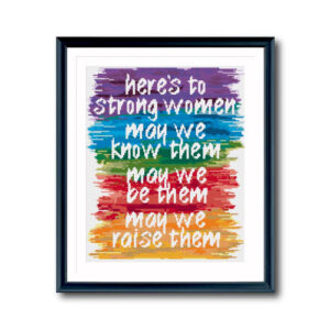 Strong Women Cross Stitch Pattern