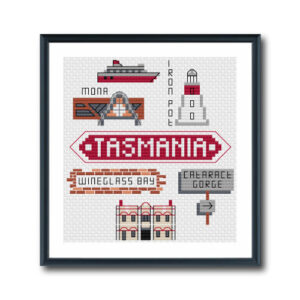 Tasmania Icons Cross Stitch Pattern