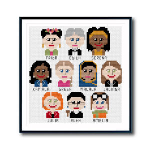 Women in History Cross Stitch Pattern